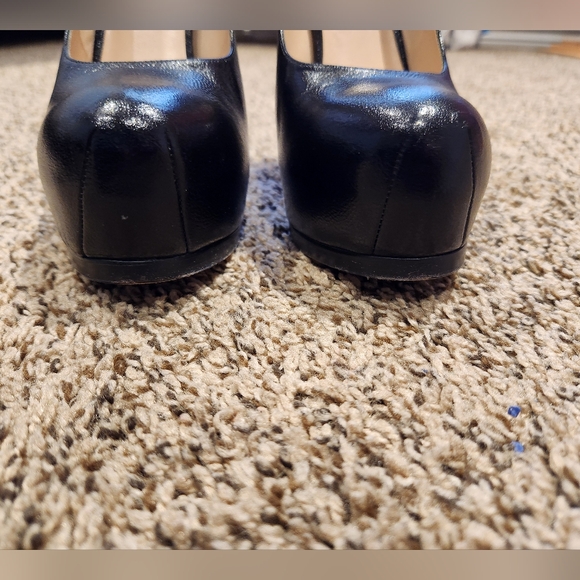 Yves Saint Laurent black leather pumps 38.5 - Picture 3 of 11